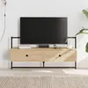 Image de vidaXL Meuble TV mural chêne sonoma 100,5x30x51 cm bois d'ingénierie 833459