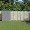 Image de vidaXL Niche pour chien avec cour gris clair 165x659x181 cm, cage pour chien, abri pour chien, maison pour animaux, cages 3189105