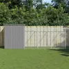 Image de vidaXL Niche pour chien avec cour gris clair 165x863x181 cm, cage pour chien, abri pour chien, maison pour animaux, cages 3189106