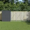 Image de vidaXL Hondenhok met ren 214x1273x181 cm staal antraciet3189124