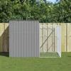 Image de vidaXL Niche pour chien avec cour gris clair 214x253x181 cm, cage pour chien, abri pour chien, maison pour animaux, cages 3189125