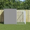 Image de vidaXL Niche pour chien avec cour gris clair 214x253x181 cm, cage pour chien, abri pour chien, maison pour animaux, cages 3189137