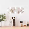 Image de vidaXL Miroir mural avec lumières LED 15x40 cm verre ovale 3189158