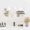 Image de vidaXL Miroir Mural avec Eclairage LED, Miroir de Maquillage, Miroir Cosmétique, Décoration Chambre à Coucher Salon Salle de 3189162