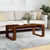 Image de Table basse chêne fumé 102x50x35 cm bois d ingénierie
