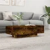 Image de Table basse chêne fumé 100x49,5x31 cm bois d ingénierie