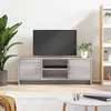 Image de vidaXL Meuble TV sonoma gris 102x30x37,5 cm bois d'ingénierie823259