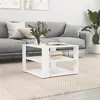 Image de Table basse blanc 59,5x59,5x40 cm bois d ingénierie