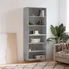Image de vidaXL Buffet gris béton 69,5x32,5x180 cm bois d'ingénierie 3189553
