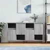 Image de vidaXL Dressoirs 2 st bewerkt hout grijs sonoma eikenkleurig3190131
