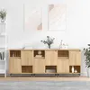 Image de vidaXL Buffets 3 pcs, Armoires de Salon avec Rangement, Organisateur de Maison Salle de Séjour Intérieur, Moderne, Chêne Sonoma Bois d'Ingénierie 3190144
