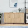 Image de vidaXL Buffets 2 pcs chêne sonoma bois d'ingénierie 3190176