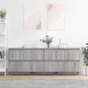 Image de vidaXL Buffets 3 pcs Sonoma gris Bois d'ingénierie3190195