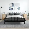 Image de vidaXL Tables de Chevet 2 pcs, Armoires de Nuit avec Rangement, Armoires de Lit, Tables de Nuit Chambre à Coucher, Industriel, Chêne Sonoma Bois Ingénierie 825906