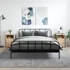 Image de vidaXL Tables de Chevet 2 pcs, Armoires de Nuit avec Rangement, Armoires de Lit, Tables de Nuit Chambre à Coucher, Industriel, Chêne Sonoma Bois Ingénierie