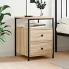 Image de vidaXL Table de chevet chêne sonoma 44x45x60 cm bois d'ingénierie826005