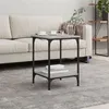Image de Table basse sonoma gris 40x40x55 cm bois d ingénierie