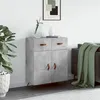 Image de vidaXL Buffet gris béton 69,5x34x90 cm bois d'ingénierie827952