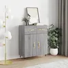 Image de vidaXL Buffet sonoma gris 69,5x34x90 cm bois d'ingénierie827962