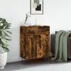 Image de vidaXL Buffet chêne fumé 69,5x34x90 cm bois d'ingénierie827977