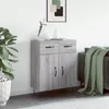 Image de vidaXL Buffet sonoma gris 69,5x34x90 cm bois d'ingénierie827978