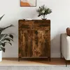 Image de vidaXL Buffet chêne fumé 69,5x34x90 cm bois d'ingénierie827985