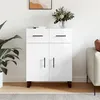 Image de vidaXL Buffet Blanc brillant 69,5x34x90 cm Bois d'ingénierie828006