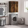Image de vidaXL Armoire Murale, Placard Suspendu avec Rangement, Meuble Flottant de Salon Bureau Chambre, Moderne, Chêne Fumé Bois d'Ingénierie