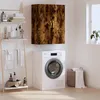 Image de Armoire murale chêne fumé 69,5x34x90 cm