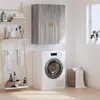 Image de vidaXL Wandkast 69,5x34x90 cm grijs sonoma eikenkleurig828410