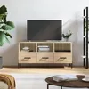 Image de Meuble TV chêne sonoma 102x36x50 cm bois d ingénierie