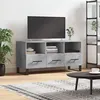 Image de Meuble TV gris béton 102x36x50 cm bois d ingénierie