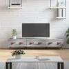 Image de vidaXL Meuble TV sonoma gris 150x36x30 cm bois d'ingénierie829130