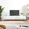 Image de Meuble TV blanc 150x36x30 cm bois d ingénierie
