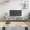 Image de vidaXL Meuble TV sonoma gris 150x36x30 cm bois d'ingénierie829154