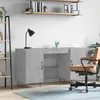Image de Bureau gris béton 140x50x75 cm bois d ingénierie