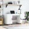 Image de Bureau Blanc brillant 140x50x75 cm Bois d ingénierie