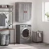 Image de vidaXL Armoire murale sonoma gris 69,5x34x90 cm bois d'ingénierie830362