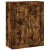 Image de Armoire murale chêne fumé 69,5x34x90 cm bois d'ingénierie