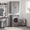 Image de Armoire murale sonoma gris 69,5x34x90 cm bois d ingénierie