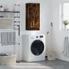 Image de vidaXL Armoire Murale, Placard Suspendu avec 3 Compartiments et Poignées, Meuble Flottant avec Rangement Salon Chambre, Chêne Fumé Bois d'Ingénierie