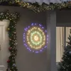 Image de Étoile rayonnante de Noël 140 LED 8 pcs multicolore 17 cm