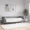 Image de vidaXL Lit de repos gris clair 80x200 cm tissu 353978