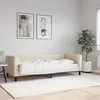 Image de vidaXL Lit de repos crème 80x200 cm tissu 353982