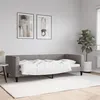 Image de vidaXL Lit de repos taupe 90x200 cm tissu 353986
