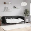 Image de vidaXL Lit de repos noir 90x190 cm tissu 354045