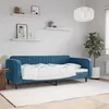 Image de vidaXL Lit de repos bleu 90x200 cm velours 354085