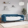 Image de vidaXL Lit de repos bleu 100x200 cm velours 354092