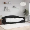 Image de vidaXL Lit de repos noir 80x200 cm velours 354133