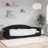 Image de vidaXL Lit de repos noir 90x200 cm velours 354140